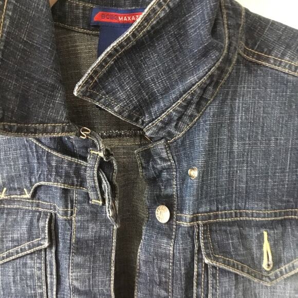 BCBGMaxAzria Jeans Cropped Jean Jacket - Picture 8 of 16